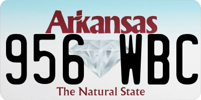 AR license plate 956WBC