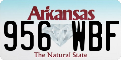 AR license plate 956WBF