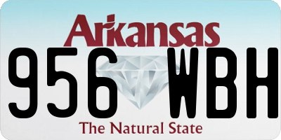 AR license plate 956WBH