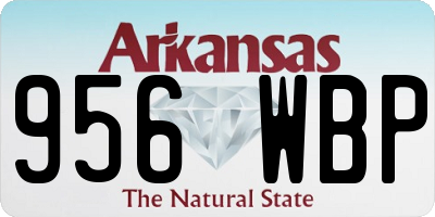AR license plate 956WBP