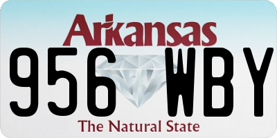 AR license plate 956WBY