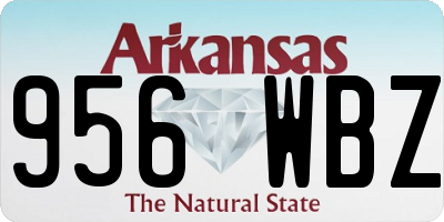 AR license plate 956WBZ
