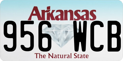 AR license plate 956WCB