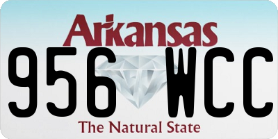 AR license plate 956WCC