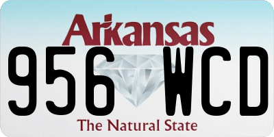 AR license plate 956WCD