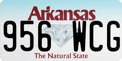 AR license plate 956WCG