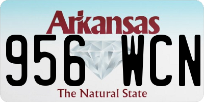 AR license plate 956WCN