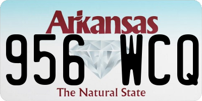 AR license plate 956WCQ