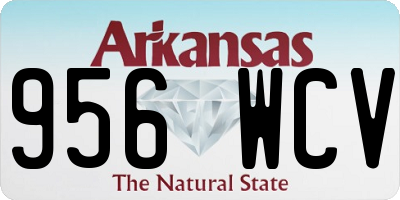 AR license plate 956WCV