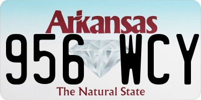 AR license plate 956WCY