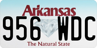 AR license plate 956WDC