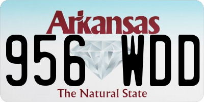 AR license plate 956WDD
