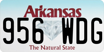 AR license plate 956WDG