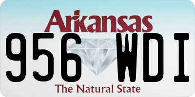 AR license plate 956WDI
