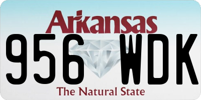 AR license plate 956WDK