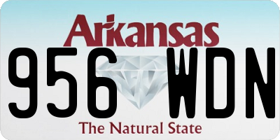 AR license plate 956WDN