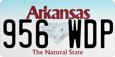 AR license plate 956WDP