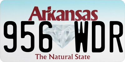AR license plate 956WDR