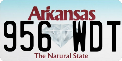 AR license plate 956WDT
