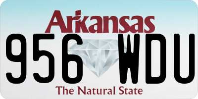 AR license plate 956WDU