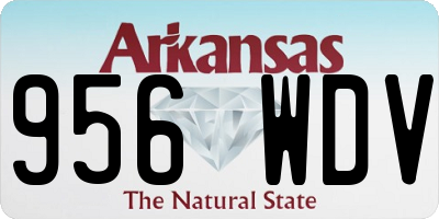 AR license plate 956WDV