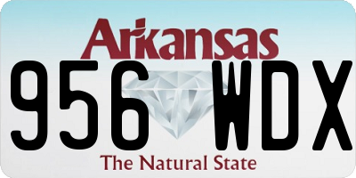 AR license plate 956WDX