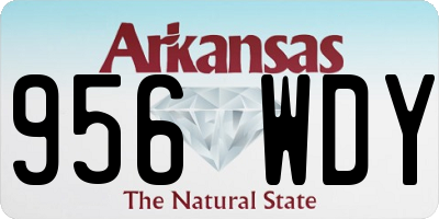 AR license plate 956WDY