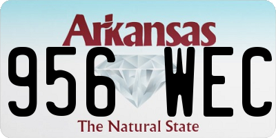 AR license plate 956WEC