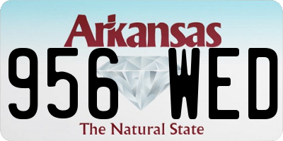 AR license plate 956WED