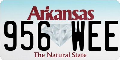 AR license plate 956WEE