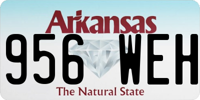 AR license plate 956WEH