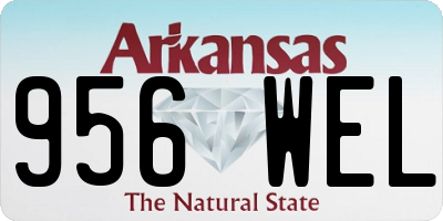 AR license plate 956WEL