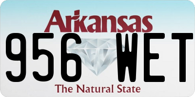 AR license plate 956WET
