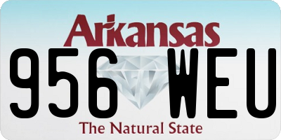 AR license plate 956WEU