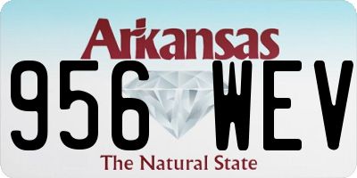 AR license plate 956WEV