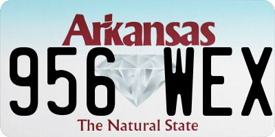 AR license plate 956WEX