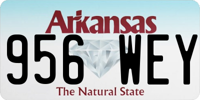 AR license plate 956WEY