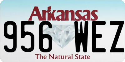 AR license plate 956WEZ