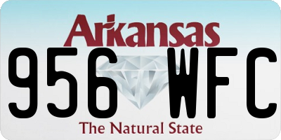 AR license plate 956WFC