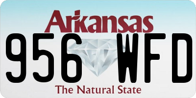 AR license plate 956WFD