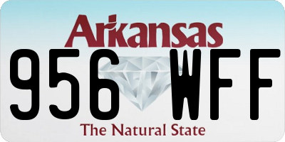AR license plate 956WFF