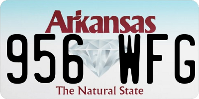 AR license plate 956WFG