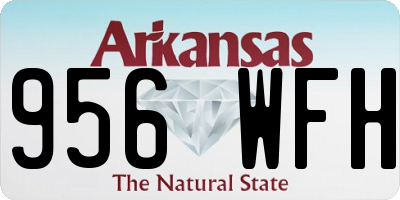 AR license plate 956WFH