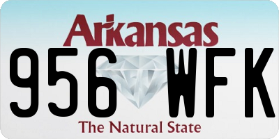 AR license plate 956WFK