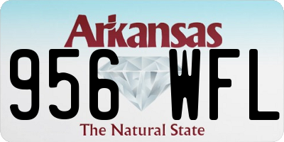 AR license plate 956WFL