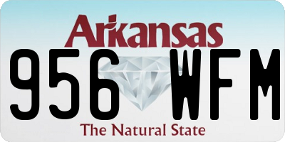AR license plate 956WFM