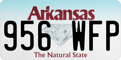AR license plate 956WFP
