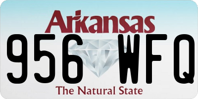 AR license plate 956WFQ