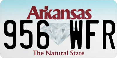 AR license plate 956WFR