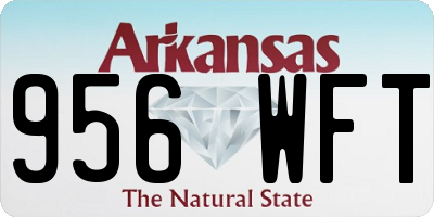 AR license plate 956WFT